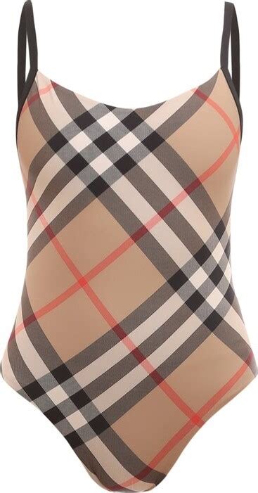 burberry vintage check swimsuit